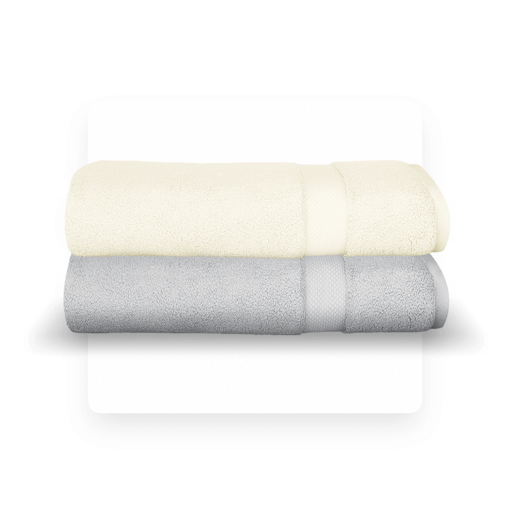 MP Magic 100% Egyptian Cotton  Premium Bath Towels(2-pack)